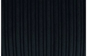 Goossens Bank Ravenia zwart, stof, 3-zits, stijlvol landelijk