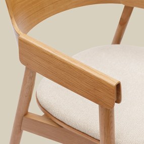 Plywood Eetkamerstoel Met Armleuningen