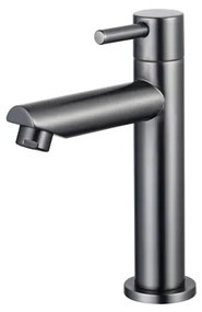 Fortifura Calvi Fonteinkraan - 15.4cm - opbouw - 1 gats - PVD geborsteld Geborsteld Gunmetal PVD SW696239