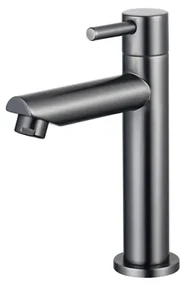Fortifura Calvi Fonteinkraan - 15.4cm - opbouw - 1 gats - PVD geborsteld Geborsteld Gunmetal PVD SW696239