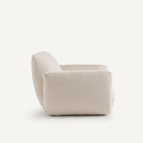 Fauteuil in donzige stof, Spogano