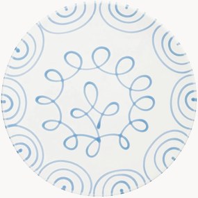 Handgemaakt dinerbord Blaugeflammt