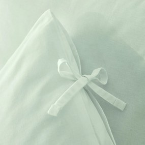 Effen kussensloop te strikken in katoen , Scenario