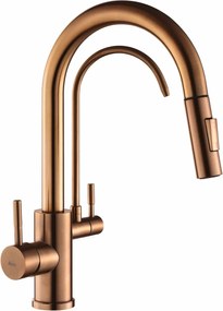 Keukenkraan Rea Eco Fresh Brush Copper