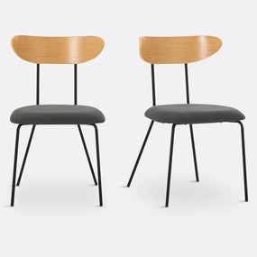 Set van 2 vintage stoelen Russel