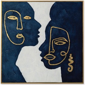 Handbeschilderd canvasdoek Whisper