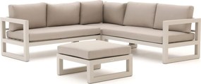 Hoek loungeset Forza | 5 personen | Loungeset Beige | Hoekbank Aluminium | Kees Smit Tuinmeubelen
