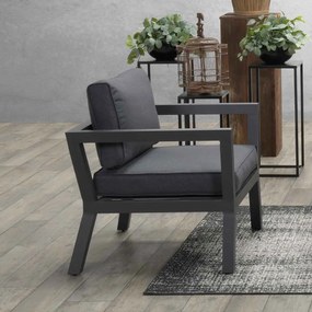 Garden Impressions San Luis loungeset 5-delig - donker grijs