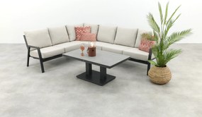 Lagos/Milford loungeset - met verstelbare tafel - links & rechts