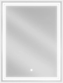 Mexen Taco verlichte badkamerspiegel 60 x 80 cm, LED 6000K, anti-condens - 9805-060-080-611-00