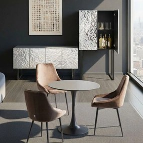 Wandkast Chroomdesign - 80x39x160cm.