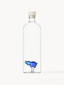 Handgemaakte karaf Hippo van borosilicaatglas, 1.1 L