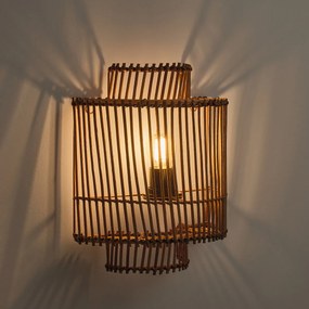 Wandlamp in rotan, Haya