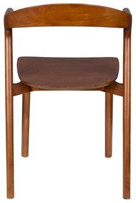 Zuiver Northwood Walnut Walnoot Eetkamerstoel Minimalistisch