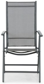Domani Furniture Manu Standenstoel Aluminium/textileen Grijs