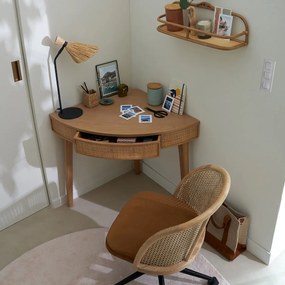 Bureau, hoekconsole met lade, Achilde