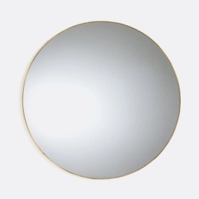 Ronde spiegel in staal Ø 70 cm, Uyova