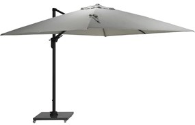 Garden Impressions Zweefparasol Hawaii Deluxe 300x300 - donker grijs - zand