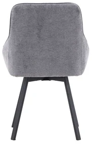 Jörn Eetkamerstoel - Daniel -  Grijs - Polyester - Jörn