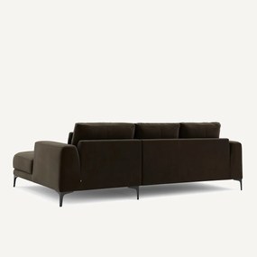 Rechtse hoekbank fluweel, Marsile