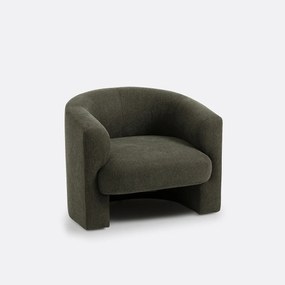 Retro fauteuil in getextureerde stof, Nolami