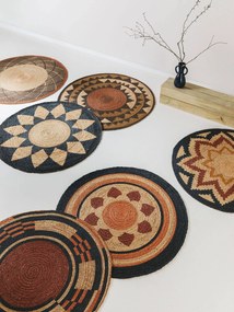 Vloerkleed Sahara jute rond | Benuta
