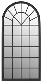 vidaXL Spiegel 90x45 cm ijzer zwart