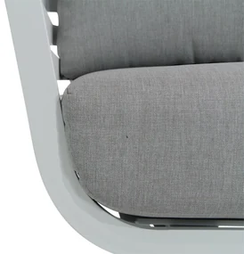 Hoek loungeset 6 personen Aluminium Wit  Santika Furniture Santika Sovita