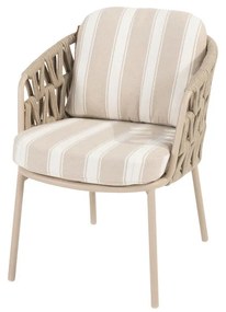4 Seasons Outdoor Beverly tuinstoel latte  LoungestoelTuinstoel   beige weerbestendig