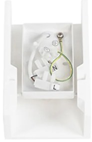 Moderne wandlamp wit rechthoekig - Colja Novo