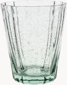 Mondgeblazen tumblers Dewdrop Lily, 4-delig
