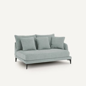 Halve bank van gevlochten polyester, 2-zit, MODERNISTE