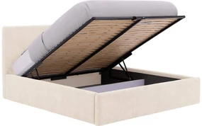 Goossens Bedframe Mysen Storage, 160 x 200 cm met storage, met 2x lattenbodem