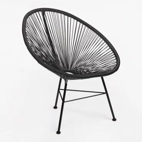 Sillón New Acapulco Zwart - Sklum