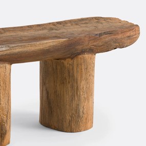 Kleine kruk in teak, Ustabo