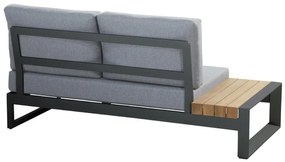 Taste by 4 Seasons Matisse loungebank antraciet Loungeset   houtkleur weerbestendig