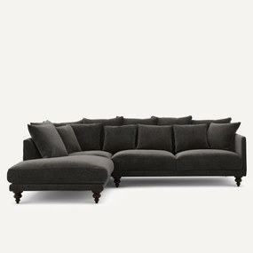 Chenille fluwelen hoekbank, Lazare