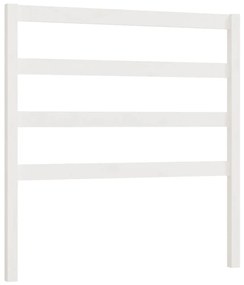 vidaXL Hoofdbord 106x4x100 cm massief grenenhout wit