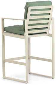 Barstoel Aluminium Taupe-naturel-bruin Lifestyle Garden Furniture Nuno
