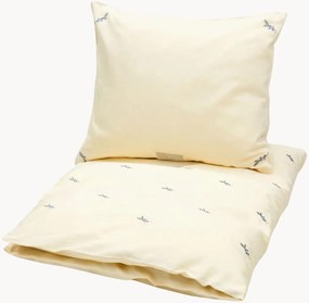 Babybedtextielset Blueberries van katoensatijn