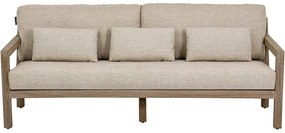 Goossens Loungeset Olive bruin, buitenstof, 3-zits,
