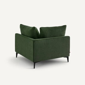Hoekbank in polyestermix, MODERNISTE, ontwerp Emmanuel Gallina