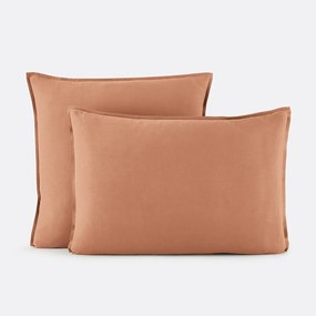 Effen kussensloop in gewassen katoen, Scenario