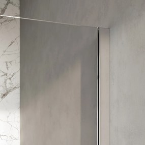 Brauer Stellar douchecabine met draaideur 100x80cm chroom