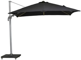 Zweefparasol  3x3m LED (excl. voet) Grijs-antraciet  Alegria