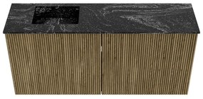 Mondiaz Joya DLux 90cm toiletmeubel dusk met wastafel faye links 1 kraangat lava