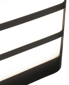 Moderne wandlamp zwart incl. LED IP44 - Gaev