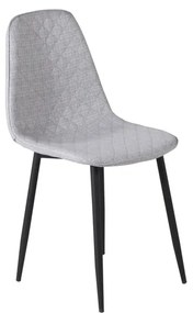 Jörn Eetkamerstoel - Kelsey - Lichtgrijs - Fluweel - Jörn