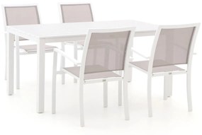 Bellagio Anzio/Menzano 160cm dining tuinset 5-delig stapelbaar