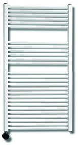 Sanicare elektrische design radiator 60x112cm wit met thermostaat links chroom